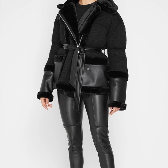 Maniere De Voir Limited Edition Knit and Plush Jacket and belt - size S/M NEW. - Picture 2 of 6